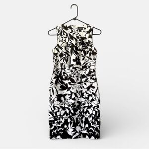 American Living Floral Contrast Mini Dress
